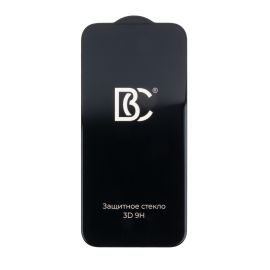 Защитное стекло для Apple iPhone 17 Pro (2.5D/закаленное, полная наклейка) <черный> в блистере