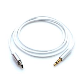 Кабель AUX Type-C - 3.5 mm JH-030 <белый>