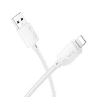 Кабель USB Apple iPhone Lightning Hoco X113 (2.4A) <белый> ― Spb.OnlineBazar.su