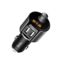 Автомобильный FM модулятор (трансмиттер) Hoco E19 (2 порта USB/Bluetooth) <серый> ― Spb.OnlineBazar.su
