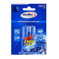 Аккумулятор AA Космос HR6 Ni-MH 2300 mAh (упаковка 2 шт.) ― Spb.OnlineBazar.su