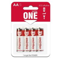 Батарейка AA SmartBuy LR6 ONE (упаковка 4 шт.) ― Spb.OnlineBazar.su