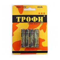 Батарейка AAA Трофи LR03 (упаковка 4 шт.) ― Spb.OnlineBazar.su