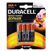 Батарейка AAA Duracell LR03 Basic CN (упаковка 4 шт.) ― Spb.OnlineBazar.su