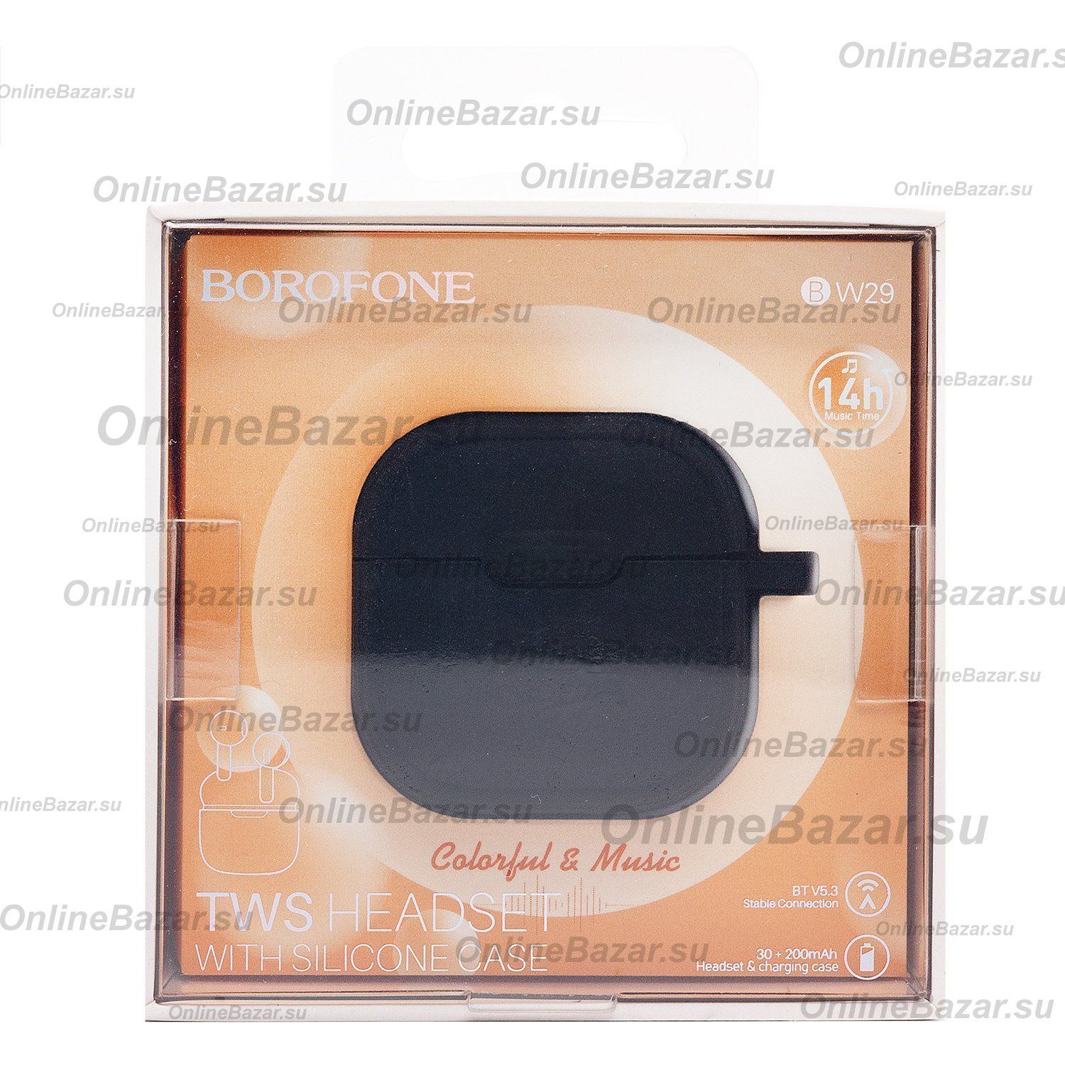 Беспроводные Bluetooth наушники Borofone BW29 <черный> ― Spb.OnlineBazar.su