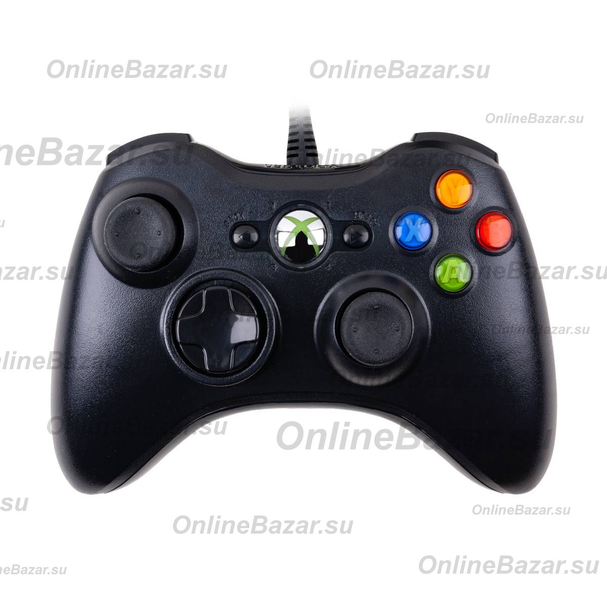 Геймпад для Xbox 360 (проводной) <черный> ― Spb.OnlineBazar.su