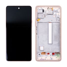 Дисплей для Samsung SM-A536E (Galaxy A53 5G) модуль в сборе с тачскрином <оранжевый> (оригинал SP)
