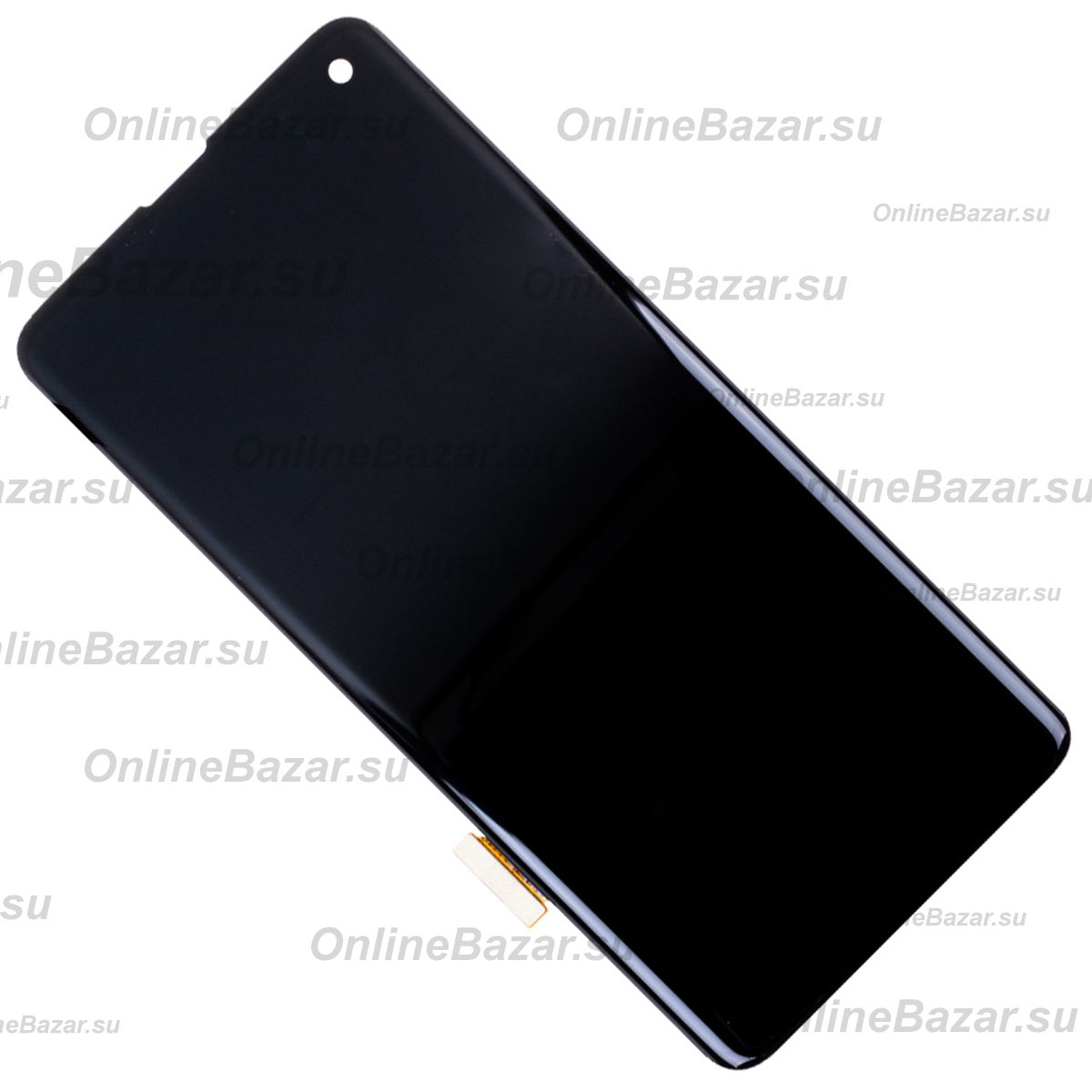 Дисплей для Samsung SM-G973F (Galaxy S10) в сборе с тачскрином <черный> (оригинал SP) ― Spb.OnlineBazar.su