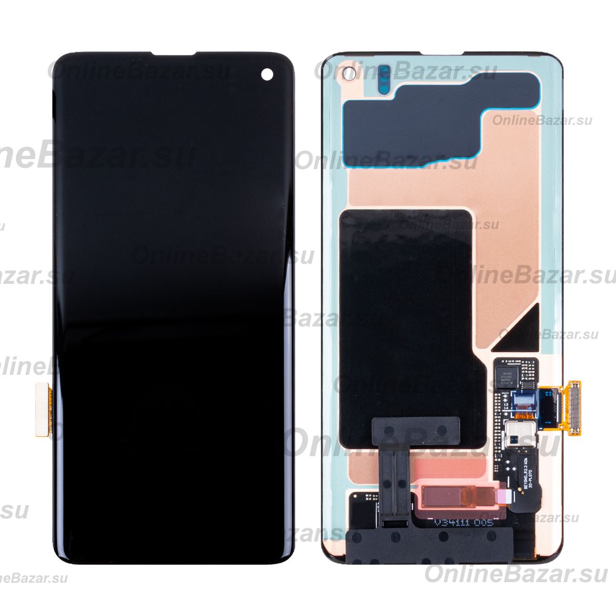 Дисплей для Samsung SM-G973F (Galaxy S10) в сборе с тачскрином <черный> (оригинал SP) ― Spb.OnlineBazar.su
