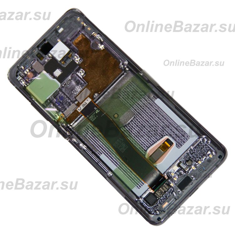Дисплей для Samsung SM-G988B (Galaxy S20 Ultra) модуль в сборе с тачскрином <серый> (оригинал SP) ― Spb.OnlineBazar.su