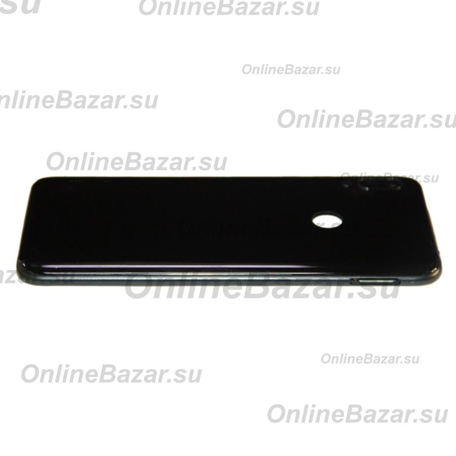 Задняя крышка для Huawei Y6 2019 без рамки дисплея со стеклом камеры <черный> ― Spb.OnlineBazar.su