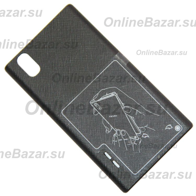 Задняя крышка для LG P940 (PRADA 3.0) <черный> ― Spb.OnlineBazar.su