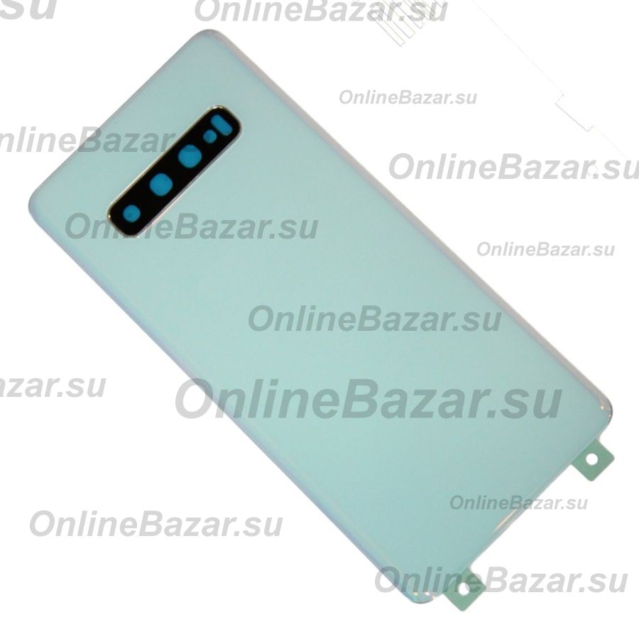 Задняя крышка для Samsung SM-G975F (Galaxy S10 Plus) <белый> (оригинал) ― Spb.OnlineBazar.su