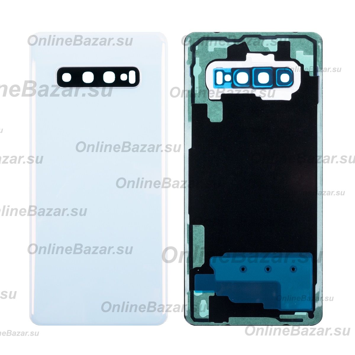 Задняя крышка для Samsung SM-G975F (Galaxy S10 Plus) <белый> (оригинал) ― Spb.OnlineBazar.su