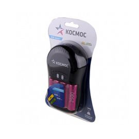 Зарядное устройство Космос КОС503 + 4 AA 2500mAh