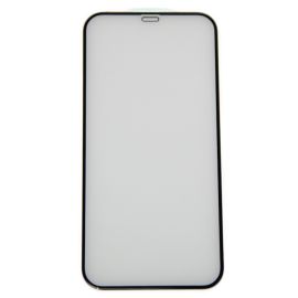 Защитное стекло для Apple iPhone 12 (полное покрытие 2.5D) <черный>