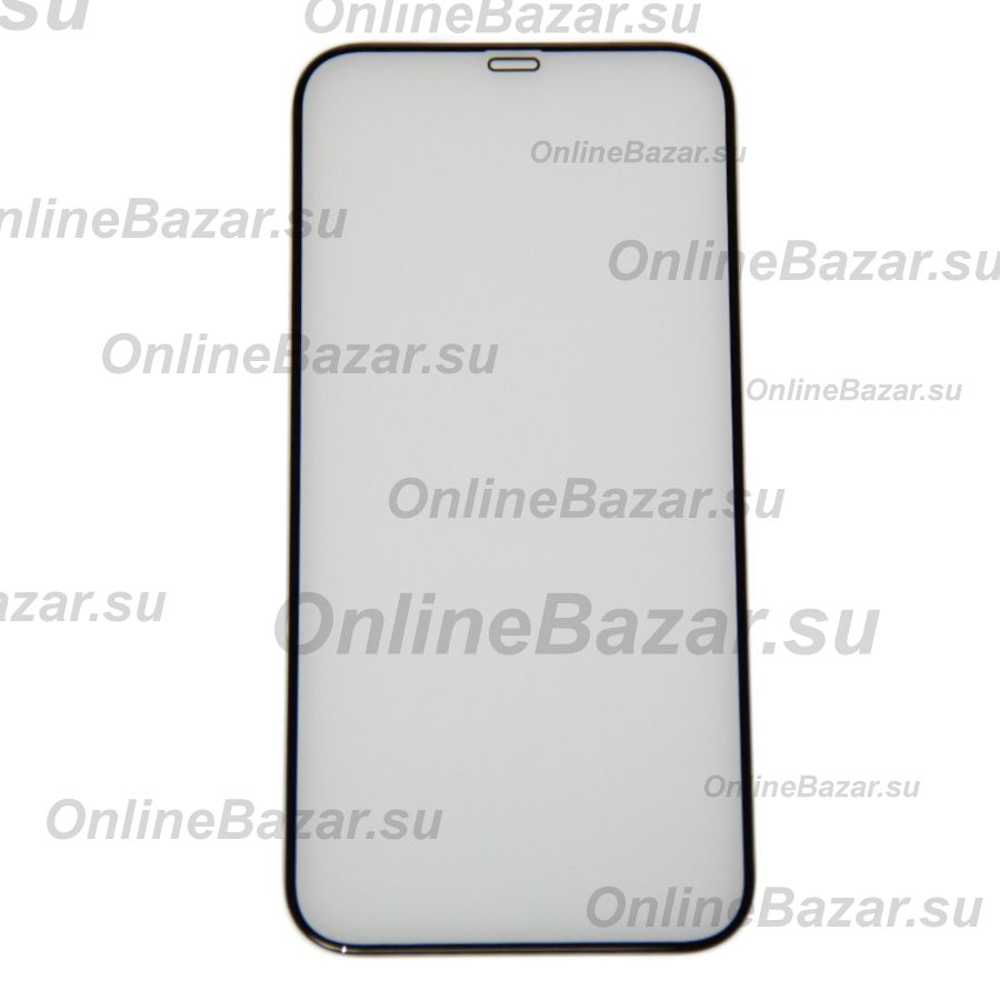 Защитное стекло для Apple iPhone 12 Pro Max (полное покрытие 2.5D) <черный> ― Spb.OnlineBazar.su