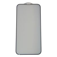 Защитное стекло для Apple iPhone 13 Pro Max (2,5D/закаленное, матовое, полная наклейка) <черный> ― Spb.OnlineBazar.su