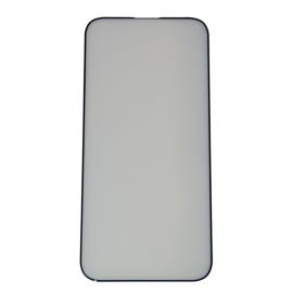 Защитное стекло для Apple iPhone 14 Pro (2,5D/закаленное, матовое, полная наклейка) <черный>