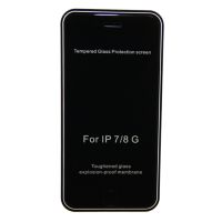 Защитное стекло для Apple iPhone 7 (закаленное, полное покрытие, антишпион) <черный> ― Spb.OnlineBazar.su