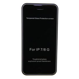 Защитное стекло для Apple iPhone 8 (закаленное, полное покрытие, антишпион) <черный>