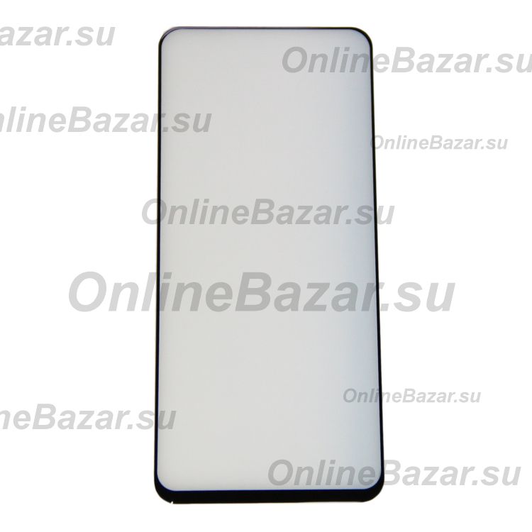 Защитное стекло для Honor X8 (TFY-LX1) (2,5D/закаленное, полная наклейка) <черный> в блистере ― Spb.OnlineBazar.su