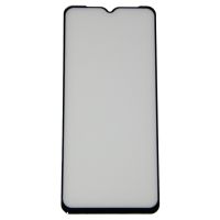 Защитное стекло для Oppo A16 (2.5D/закаленное, полная наклейка) <черный> в блистере ― Spb.OnlineBazar.su