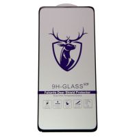 Защитное стекло для Oppo A96 (2.5D/закаленное, полная наклейка) <черный> в блистере ― Spb.OnlineBazar.su