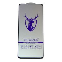 Защитное стекло для Oppo A55 (2.5D/закаленное, полная наклейка) <черный> в блистере ― Spb.OnlineBazar.su