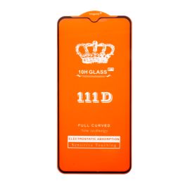 Защитное стекло для Xiaomi Poco M6 (2.5D/закаленное, полная наклейка) <черный> в блистере