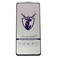 Защитное стекло для Xiaomi 22041216G (2.5D/закаленное, полная наклейка) <черный> в блистере ― Spb.OnlineBazar.su