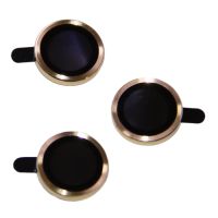 Защитное стекло линзы камеры для Apple iPhone 14 Pro Max (комплект 3 шт.) <золотой> ― Spb.OnlineBazar.su