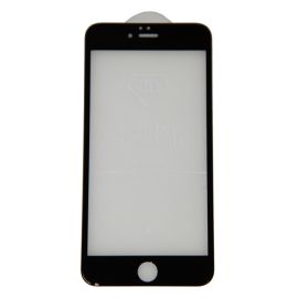 Защитное стекло для Apple iPhone 6 Plus (супер закаленное, полное покрытие 3D 0.3 мм) <черный>