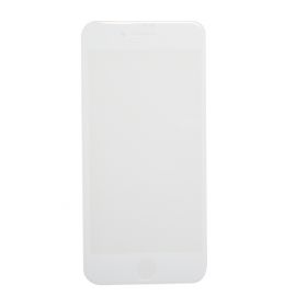 Защитное стекло для Apple iPhone 8 (закаленное, полное покрытие 3D) <белый>