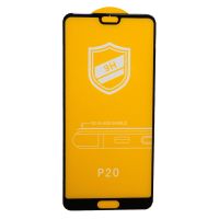 Защитное стекло для Huawei EML-L29 (2,5D/закаленное, полная наклейка) <черный> в блистере ― Spb.OnlineBazar.su