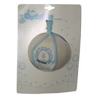 Игрушка мягкая мячик погремушка Лев Baby Cuddles серия Малыш <голубой> ― Spb.OnlineBazar.su