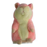 Игрушка хомяк говорящий повторяющий звуки (15,5 см) <розовый> ― Spb.OnlineBazar.su