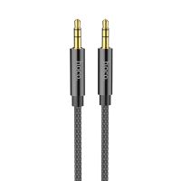 Кабель AUX 3.5 mm - 3.5 mm Hoco UPA19 (1 м) <черный> ― Spb.OnlineBazar.su