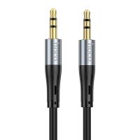 Кабель AUX 3.5 mm - 3.5 mm Hoco UPA22 (1 м) <черный> ― Spb.OnlineBazar.su