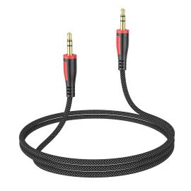 Кабель AUX 3.5 mm - 3.5 mm Borofone BL14 <черный>
