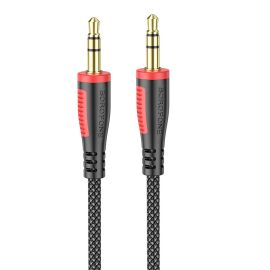 Кабель AUX 3.5 mm - 3.5 mm Borofone BL14 <черный>