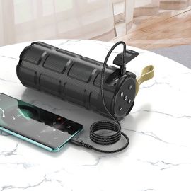 Кабель AUX Type-C - 3.5 mm Hoco UPA-17 (1 м.) <черный>