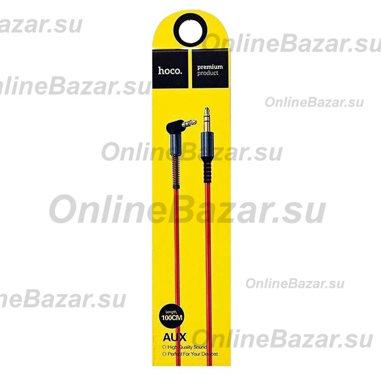 Кабель AUX Hoco UPA-02 (1 м.) <красный> ― Spb.OnlineBazar.su