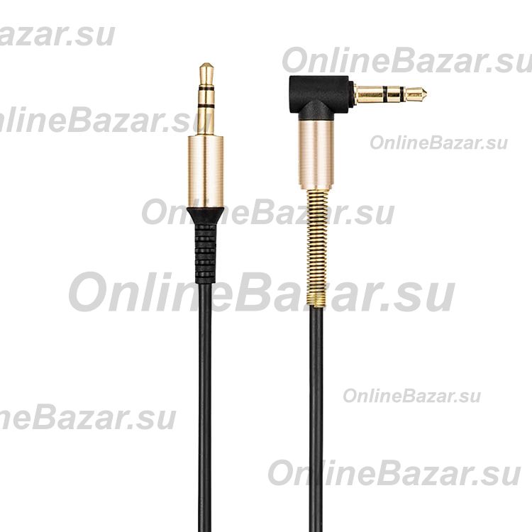 Кабель AUX Hoco UPA-02 (2 м.) <черный> ― Spb.OnlineBazar.su