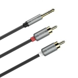 Кабель AUX RCA Hoco UPA-10 (1.5 м.) <серебристый>