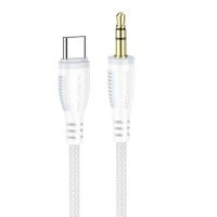 Кабель AUX USB-C - 3.5 mm Borofone BL14 <белый> ― Spb.OnlineBazar.su