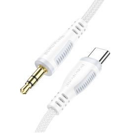 Кабель AUX USB-C - 3.5 mm Borofone BL14 <белый>