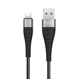 Кабель USB Apple iPhone Lightning Borofone BX32 (1 метр) <черный>