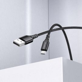 Кабель USB MicroUSB Borofone BX54 <черный>