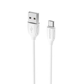 Кабель USB MicroUSB Borofone BX19 <белый>